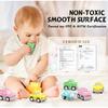 Toys for 1 2 3 Year Old Girl, 5-in-1 Carrier Truck for Toddler Girl, Friction Power Toy Cars with Light & Sound, Birthday Gifts, Pink