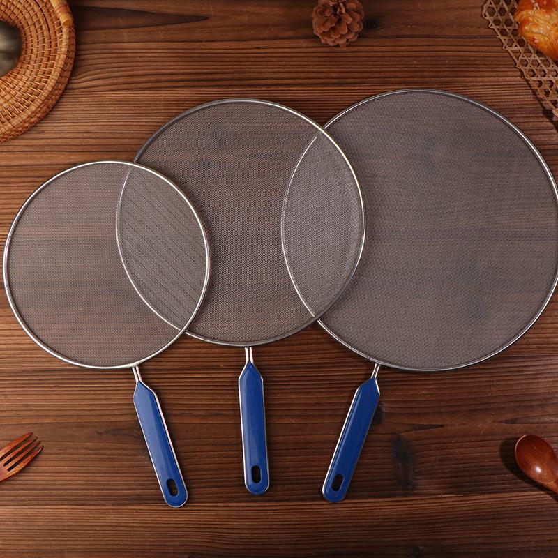 Grease Splatter Screen Guards Mesh Stainless Steel Anti Splatter Guard Oil Net Splash Cover Pan Pot Frying Oil Cooking Cover