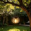 Decorative Solar Lantern 1/2/4Pcs Outdoor Metal Mesh Shell Powered Hanging Energy Saving Garden Light with Hook And Base Patio Porch Decor