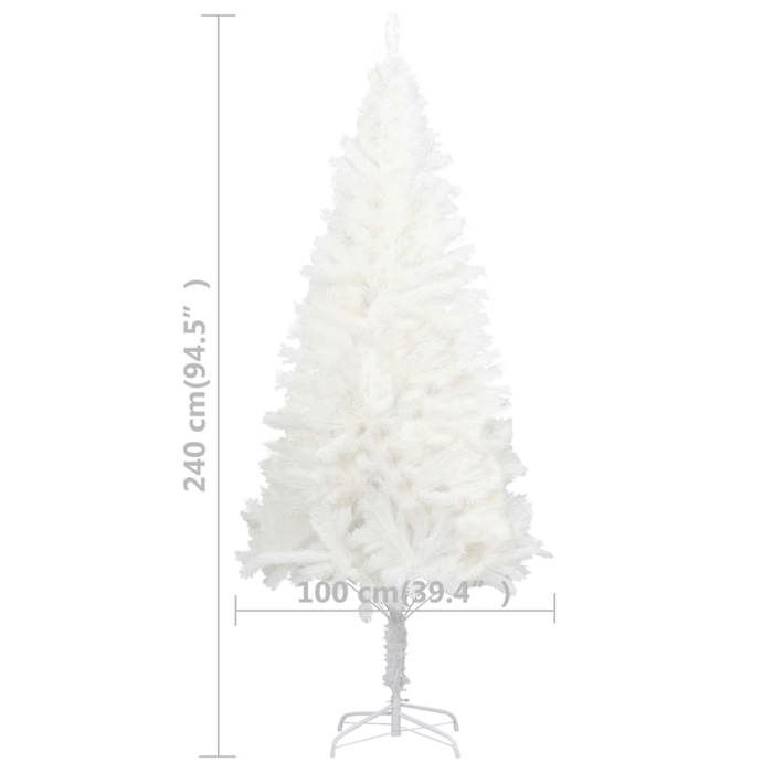 VidaXL Arbre de Noël Artificiel Pré-éclairé et Boules, Sapin de Noël avec LED, Décoration de Vacances, Ornement de Fête 3077722