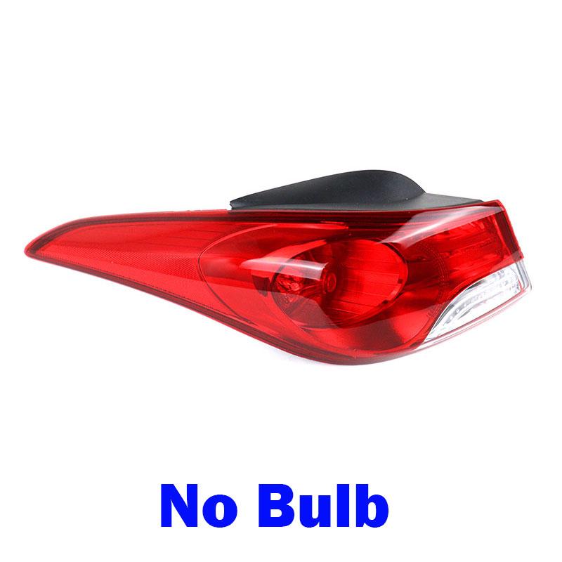 

For Hyundai Elantra 2012 2013 2014 2015 Rear Tail Light Turn Signal Light Fog Lamp Housing Without Bulb 92401-3X010 92402-3X010