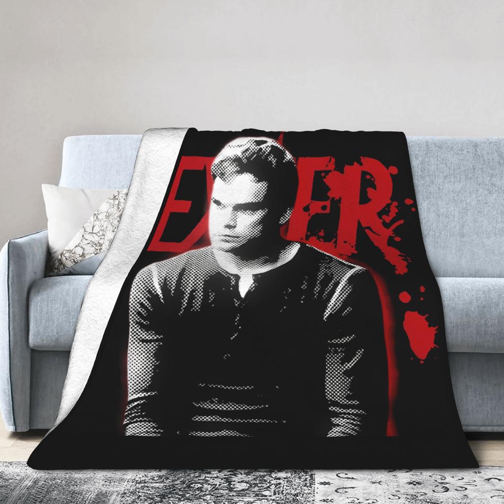 Dexter Morgan Tv Show Blankets Fuzzy Throw Blanket Summer Air Conditioning Portable Soft Warm Bedspreads,