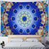 Bohemian Home Fabric Wall Decor Mandala Tapestry Wall Hanging Psychedelic Multicolor Geometric Fractal Art Room Decor