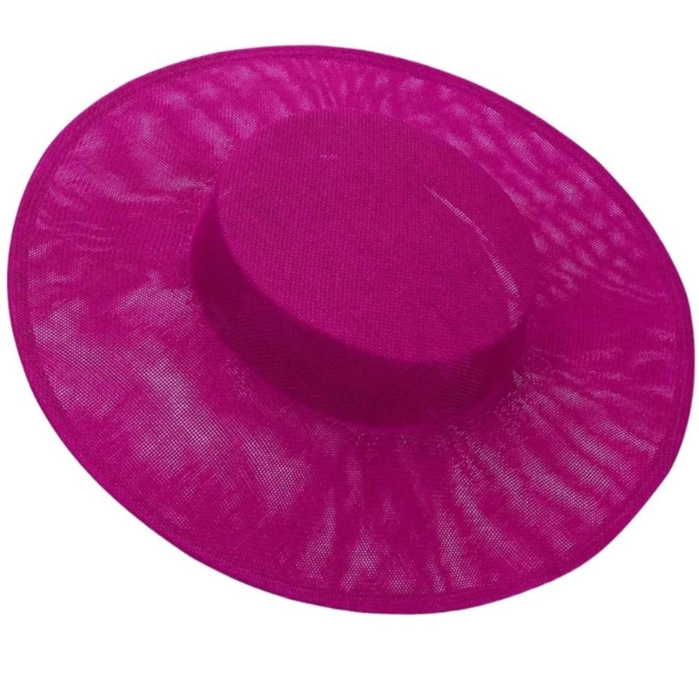 Hår Accessories DIY Hat Fascinator Base Ensfarvet Flere Farver Banket Hatte Hovedbeklædning Hat Base Bryllup