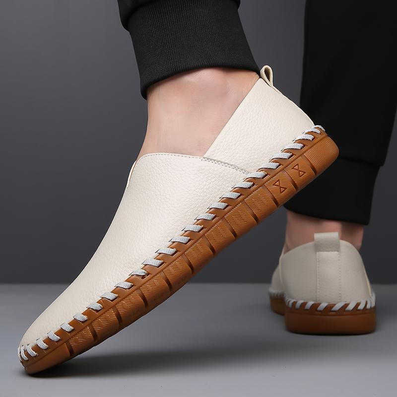 Fashion New Men's Fashion Loafers Slip-On Comfortable Walking Shoes Breathable Casual Dress Shoes Men Lightweight Business Travel Shoes