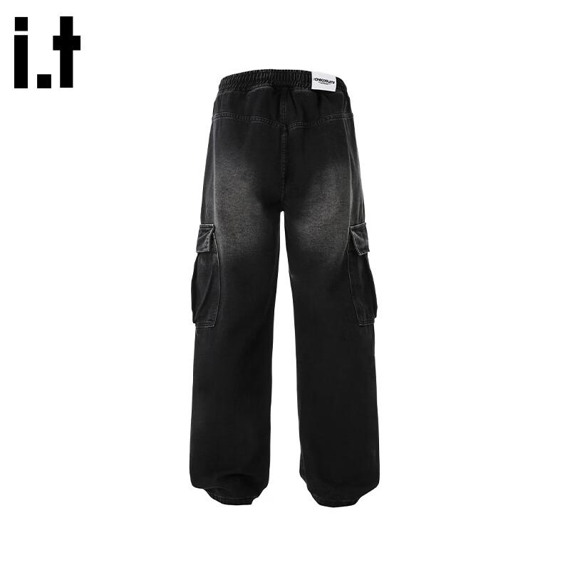 CHOCOOLATEit Men's Retro Straight-Leg Workwear Jeans