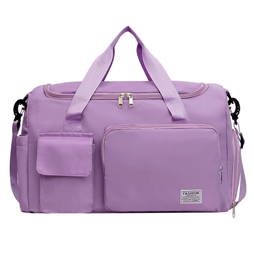 Sturdy Travel Luggage Bag Foldable Large Capacity Handbag Shoulder Bag Nylon Duffle Bag  Girl