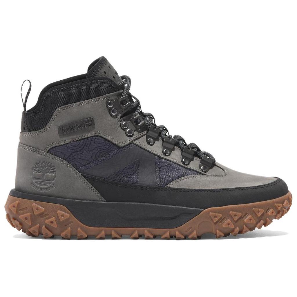 Timberland Greenstride Motion Grip Support Slip Resistant Durable Waterproof High Top Outdoor Functional Shoes Men Shoes Gray A6DCPEL8