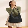 KALIDI Women's Handbag Shoulder Bag PU Leather Tote Bag Vintage Hobo Bag with Zipper Large Capacity for Work School Casual Daily