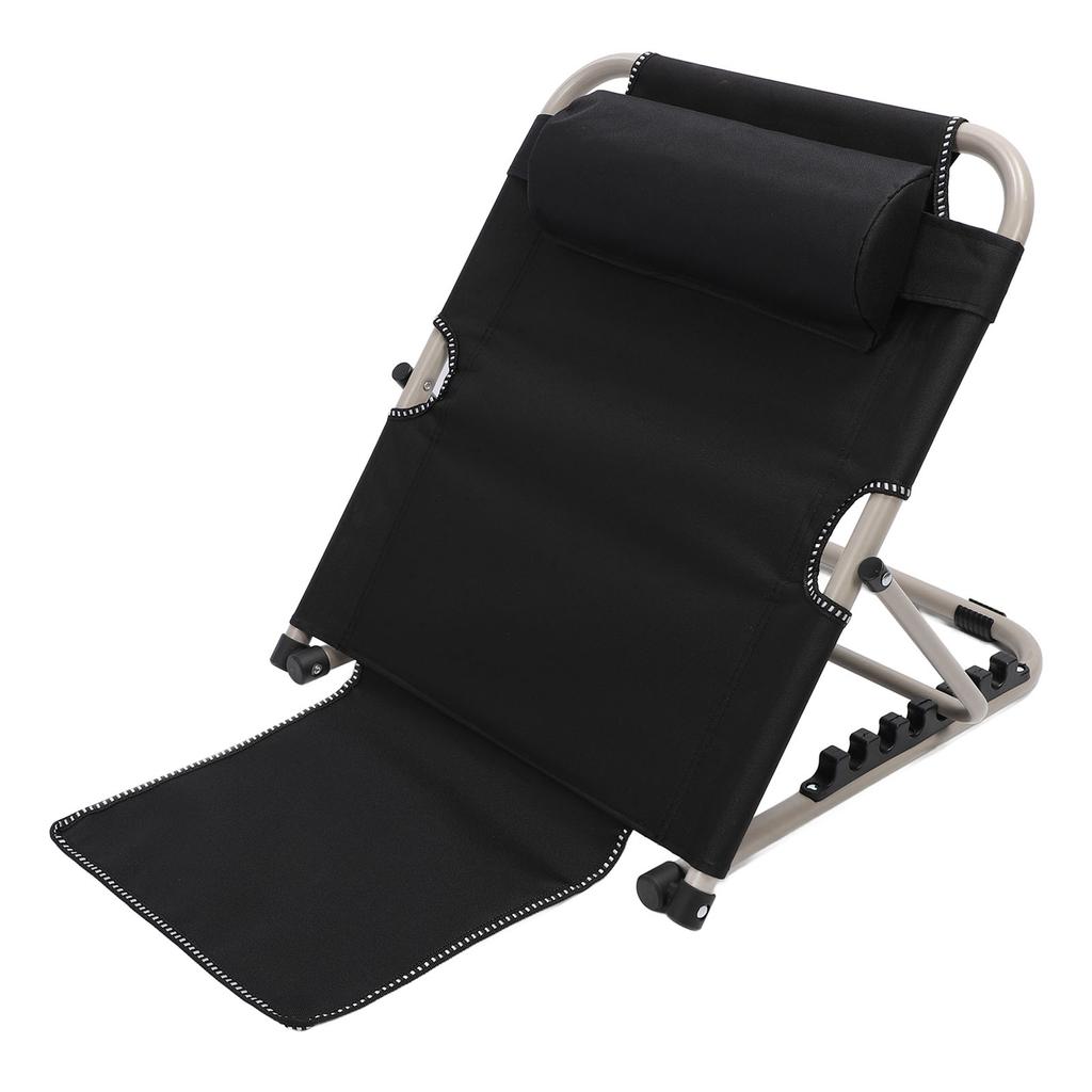 Lifting Bed Backrest Floor Chair with Head Pillow Folding Multifunctional 6 Degree Sit Up Backrest Floor Chair for