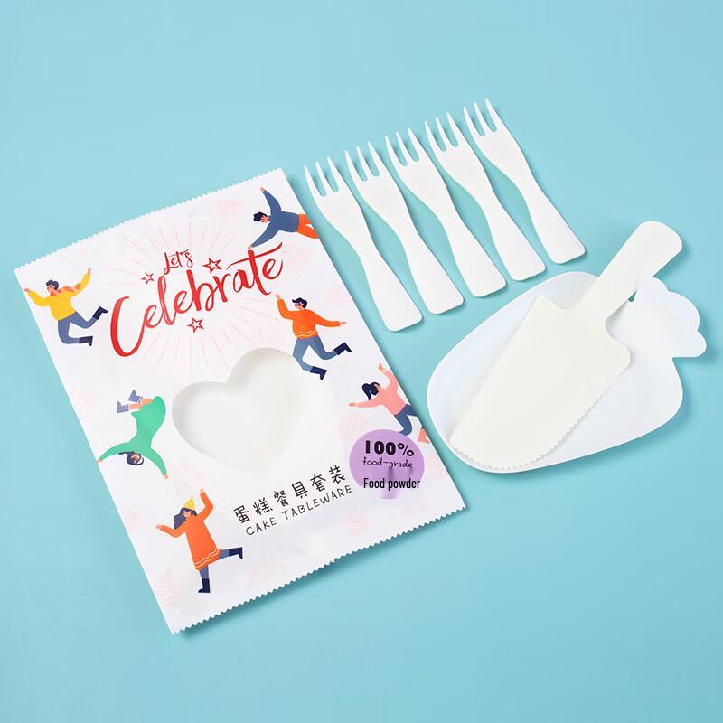 Disposable Cake Tableware Set