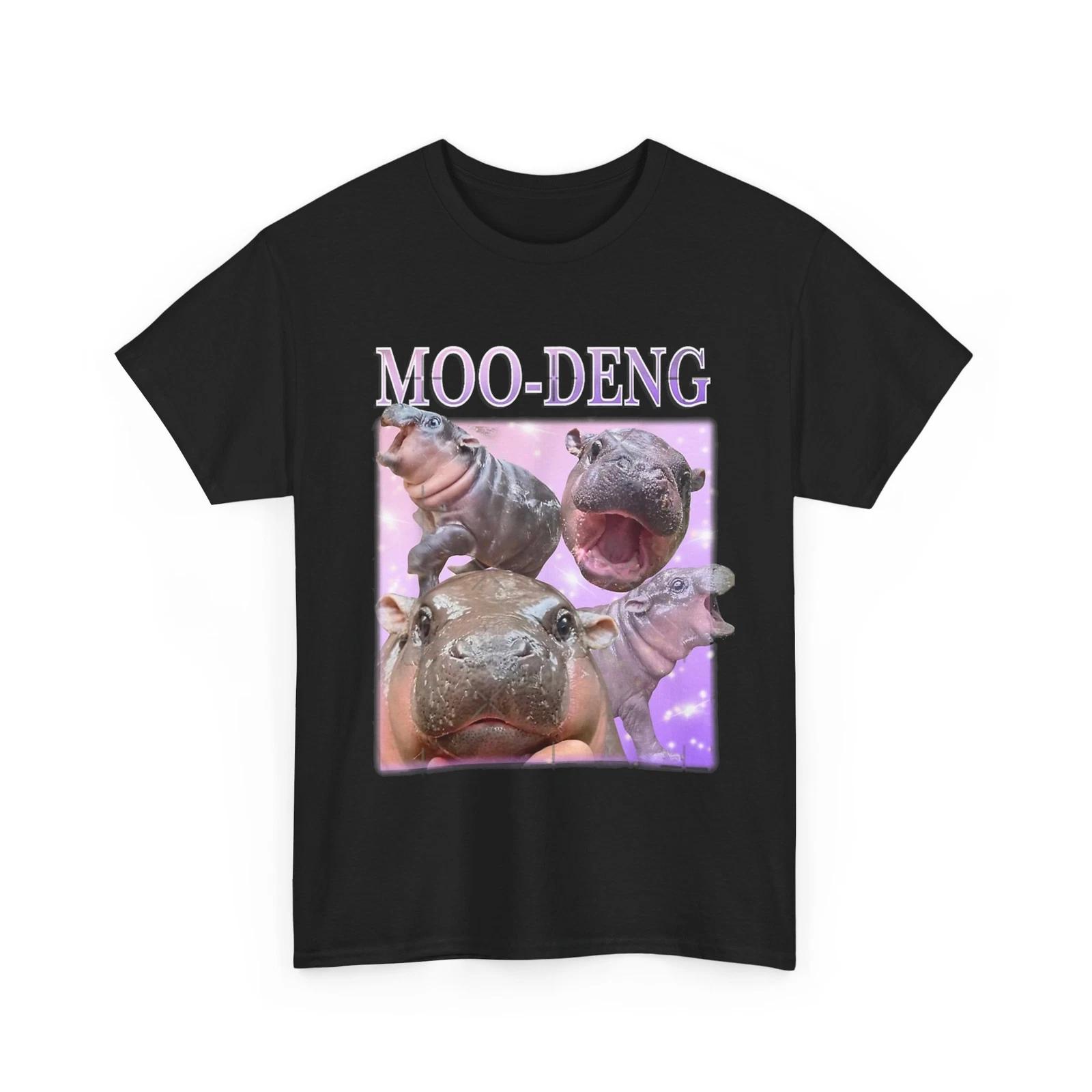 MOO-DENG THE FAMOUS BABY PIGMY HIPPO MOODENG T-Shirt, MOO DENG CUTE BABY HIPPO S