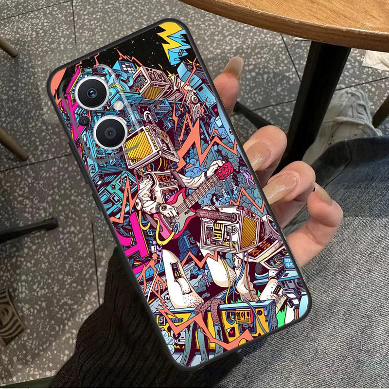 

Граффити Чехол для OPPO Reno 7 8 Lite 8T 14F 13F 11F 12F 10 11 12 13 14 Pro OPPO Find X9 X8 X5 X6 Pro OPPO Reno13