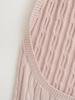 Spicy Retro Cable Knit Halter Backless Tank - Women's Autumn/Winter Slim Fit Sleeveless Top