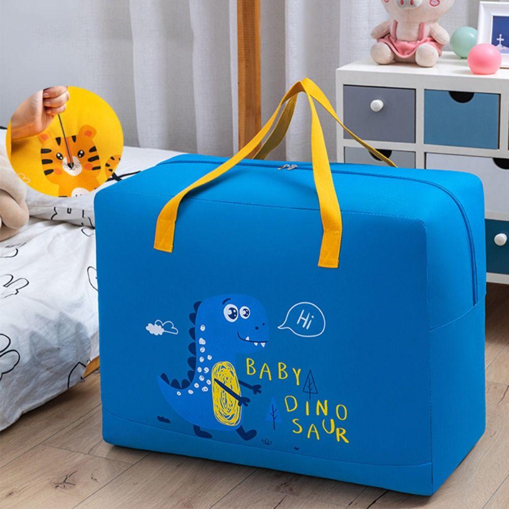 Cartoon Pattern Children Quilt Finishing Bag Moisture-proof Luggage Bag Clothes Moving Bag  Duvet
