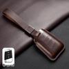 Leather Key Case for Volkswagen Models: T-Cross, Lavida, Lamando, Bora, Tiguan, Sagitar, Polo, Magotan, Passat, Tharu