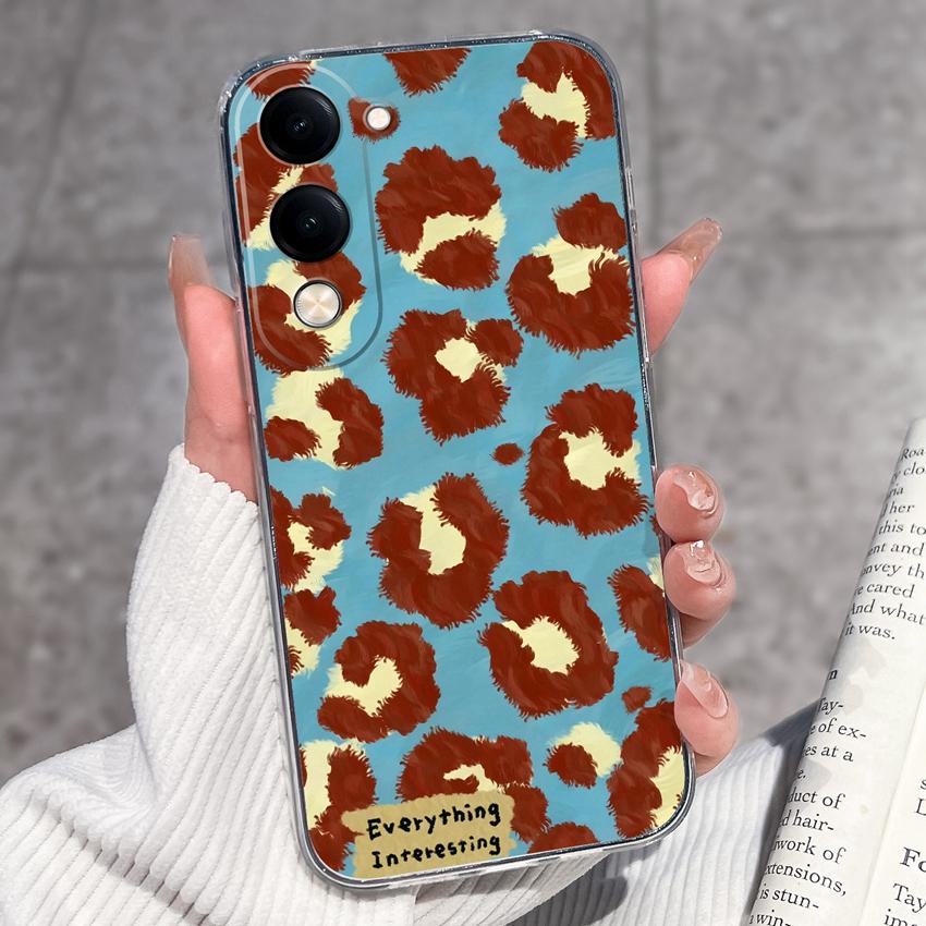Fashion Casing For Vivo Y04 Y02 Y02a Y02s Y400 Pro X200 Ultra X200s Phone Case Lovely Cat Panda Shell Transparent TPU Soft Silicone Shockproof Housing