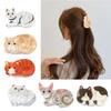 Adorkable Ponytail Claw Hair Clip Barrettes Clamp Kitten Hair Adornment Hair Ornaments Fun Hairpin for Girls Casual Wear