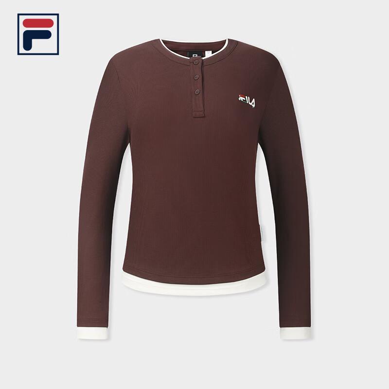 Fila Women's Slim-Fit Knit Long Sleeve T-Shirt