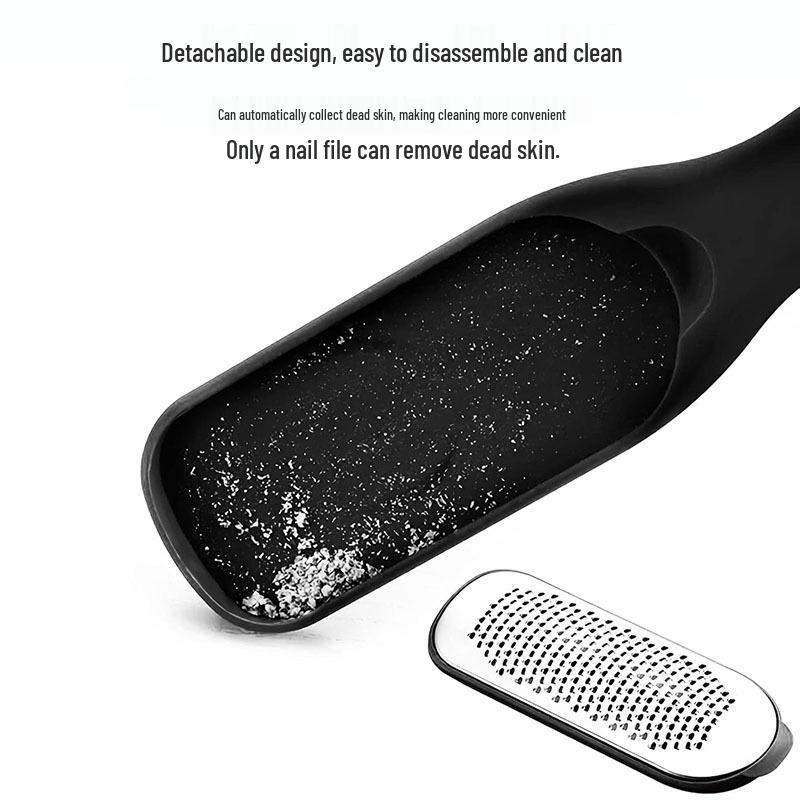 Double-Sided Stainless Steel Foot File & Scraper for Callus Removal and Heel Care