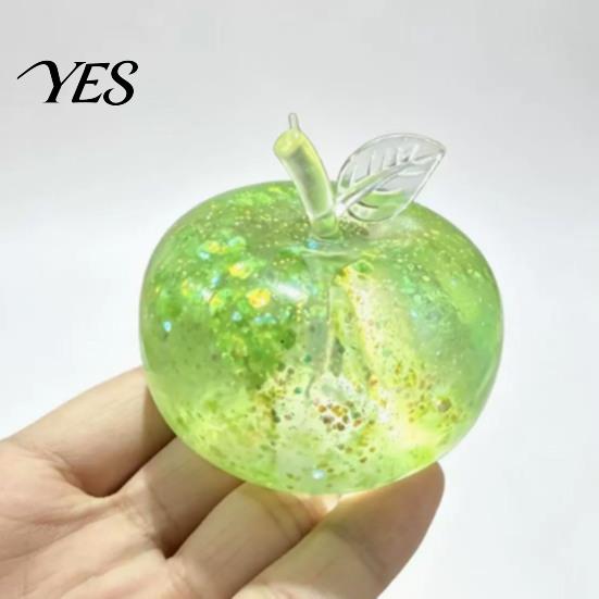 Office Stress Reliever Fruit Squeeze Sensory Toy, Christmas Shaped Soft Slow Rise Fidget Fun Desk Decoration Cute Novelty Relief Toy for Adults