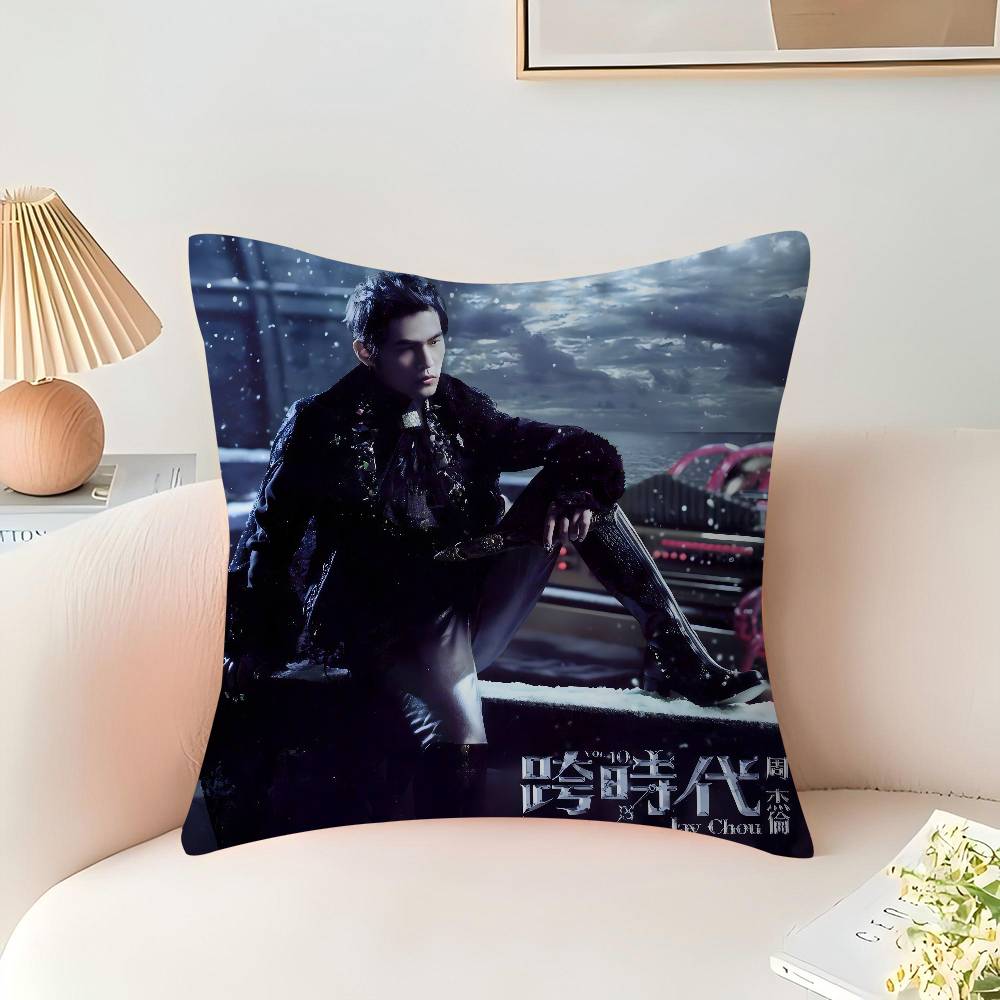 

Джей Чоу Персоналізоване Фото Текст Домашні Декоративні Подушки Побутові Подарунки 45x45см 16x16Inch