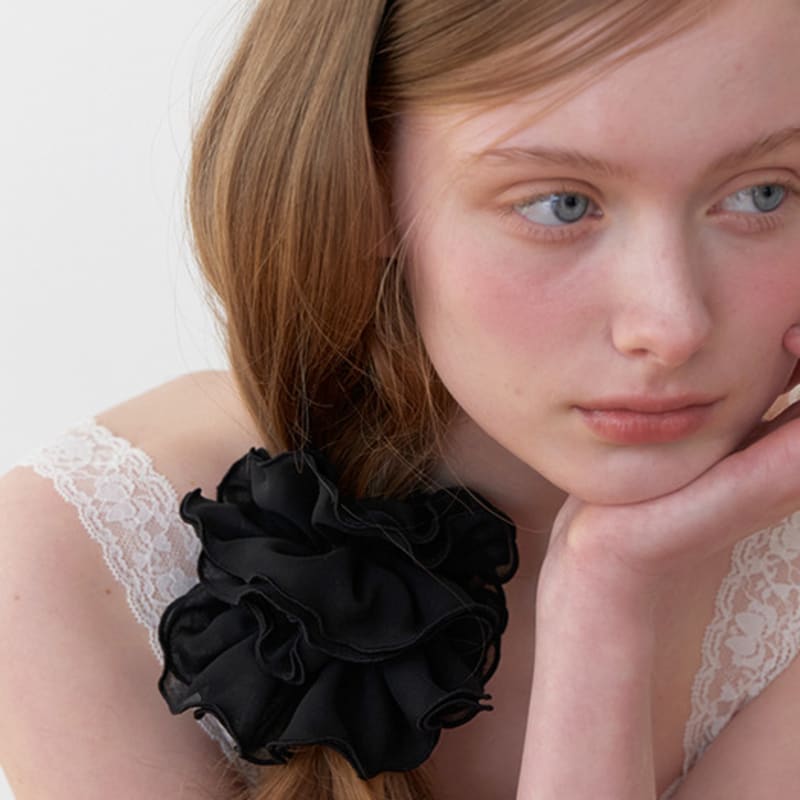 KINDABABY Cloud Blooming Scrunch - Black