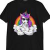 Einhorn Fitnessstudio T-Shirt: Bodybuilder T-Shirt
