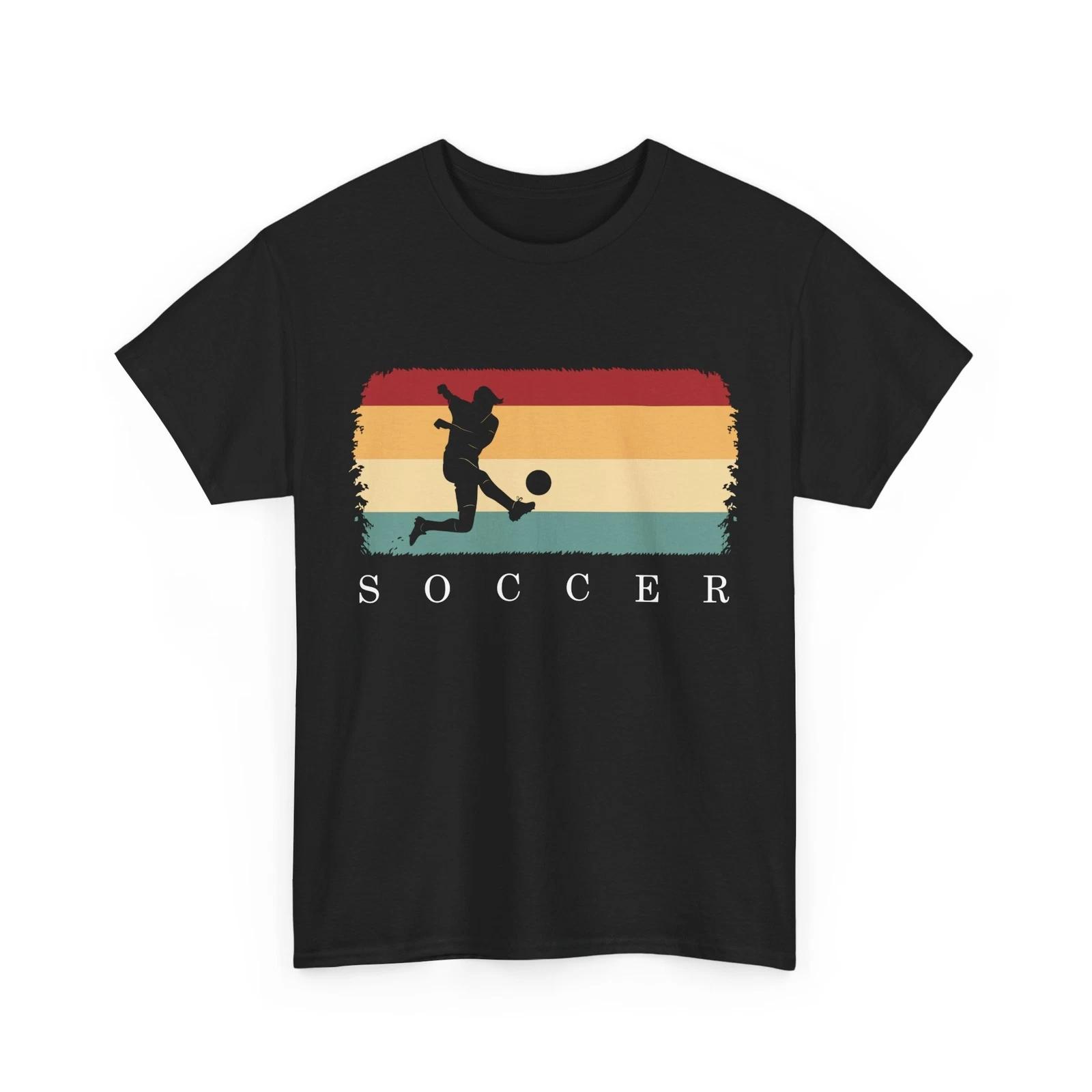 Soccer Shirt, Soccer Player T-shirt, Sports Soccer Supporters Shirt 4XL