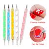 Nail Art Beginner Crystal Nail Kit White Clear Pink Powder Set 12 Colors Glitter French Nail Tips