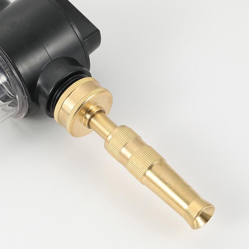 Multifunctional Foam Blaster Water Guns Adjustable Nozzle Plating Finish for Home Car Cleaning, with Rich Lathers Bottle