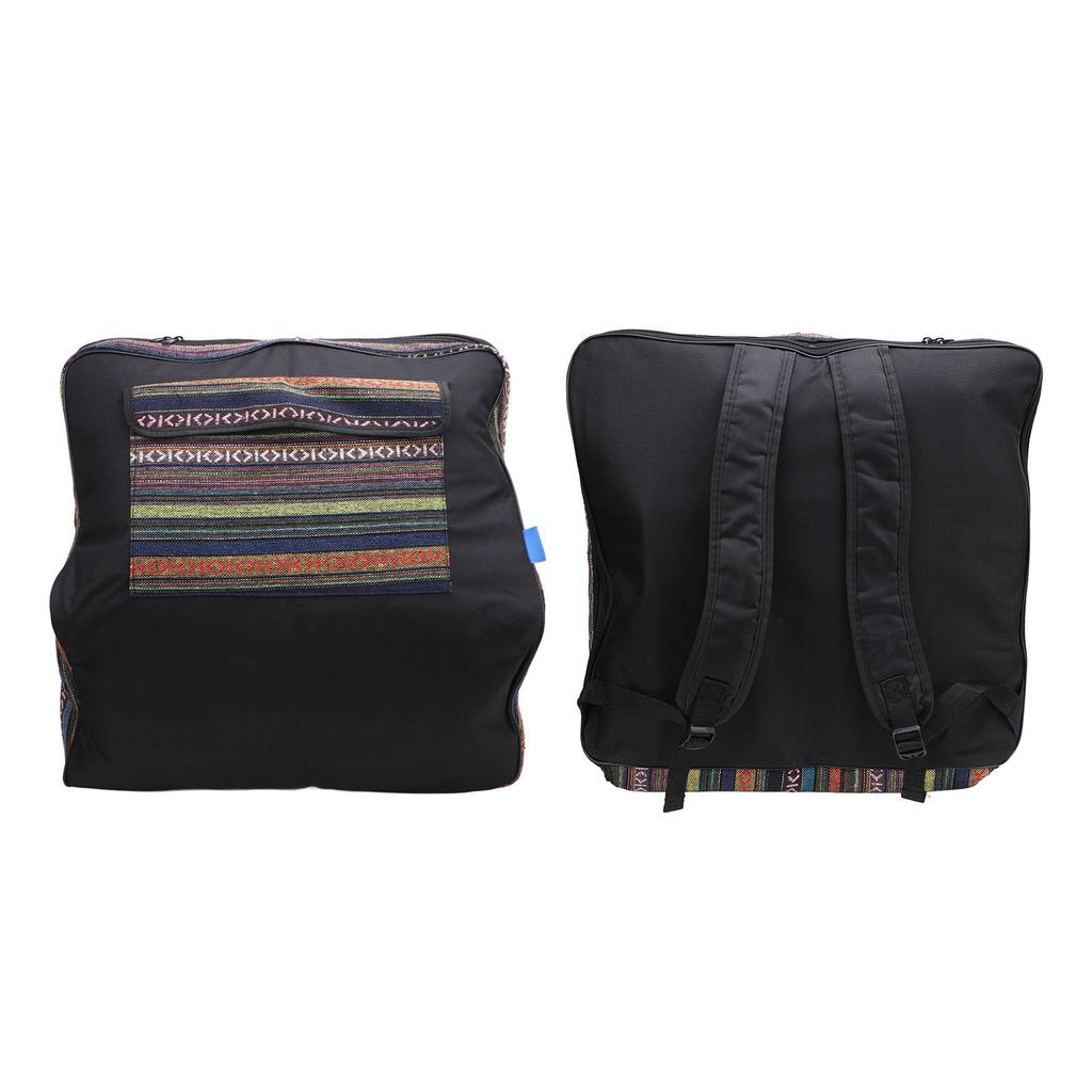 Accordion Backpack Ethnic Style Cotton Fabric Water Proof Shoulder Bag 48‑120 Bass Instrument Bag fo