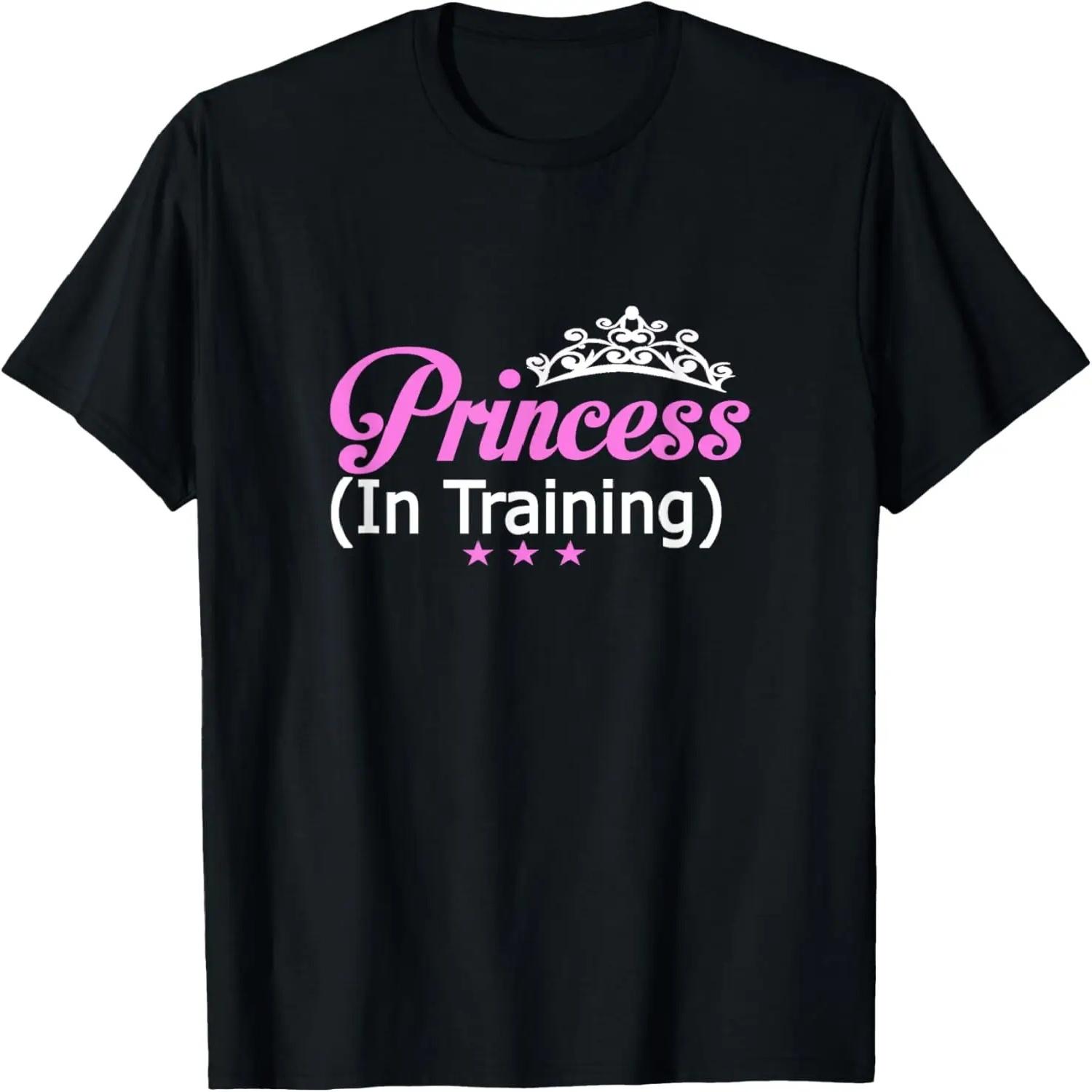 Princess In Training Funny Tiara T-Shirt T-Shirt S