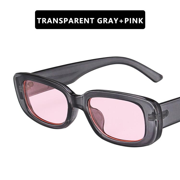 2020 Trendy Rectangular Sunglasses: Stylish European & American Design Metal Hinge