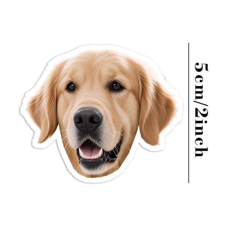 

20pcs Cute Pet Avatar Customized Label Stickers Children Adult Birthday Party Celebration Interest Decoration Supplies 5cm