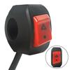Motorcycle Hazard Light Switch Flasher Button Controller for ATV and Dirt Bikes