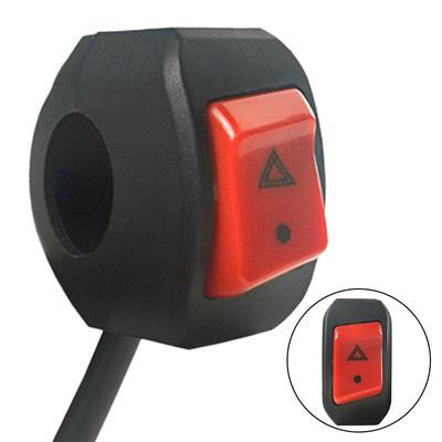 Motorcycle Hazard Light Switch Flasher Button Controller for ATV and Dirt Bikes