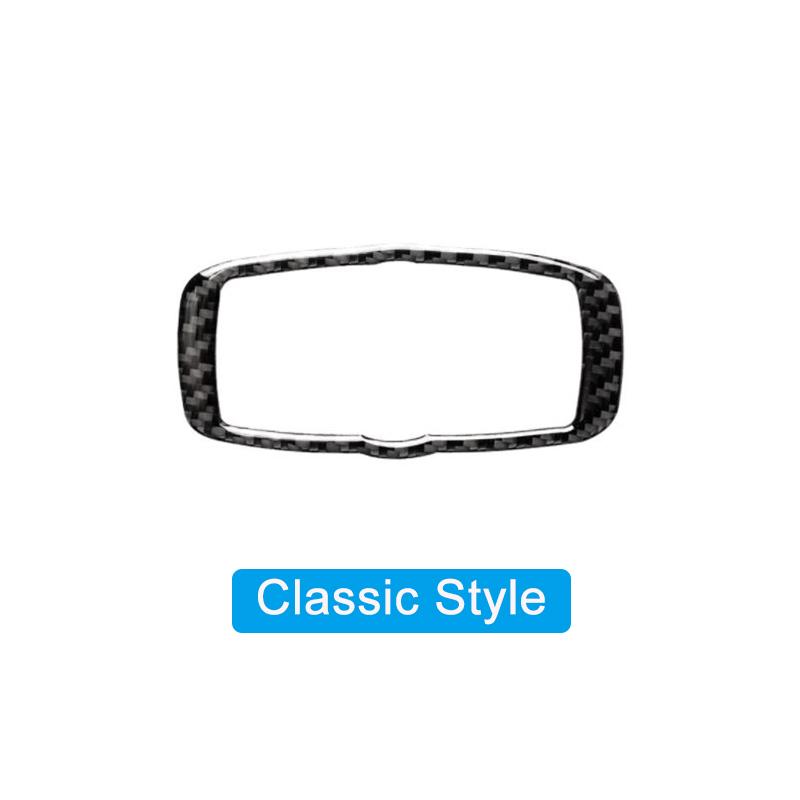 Carbon Fiber Car Headlight Switch Frame Decorative Sticker For BMW 5 Series E60 X5 E70 X6 E71 2008-13 Auto Interior