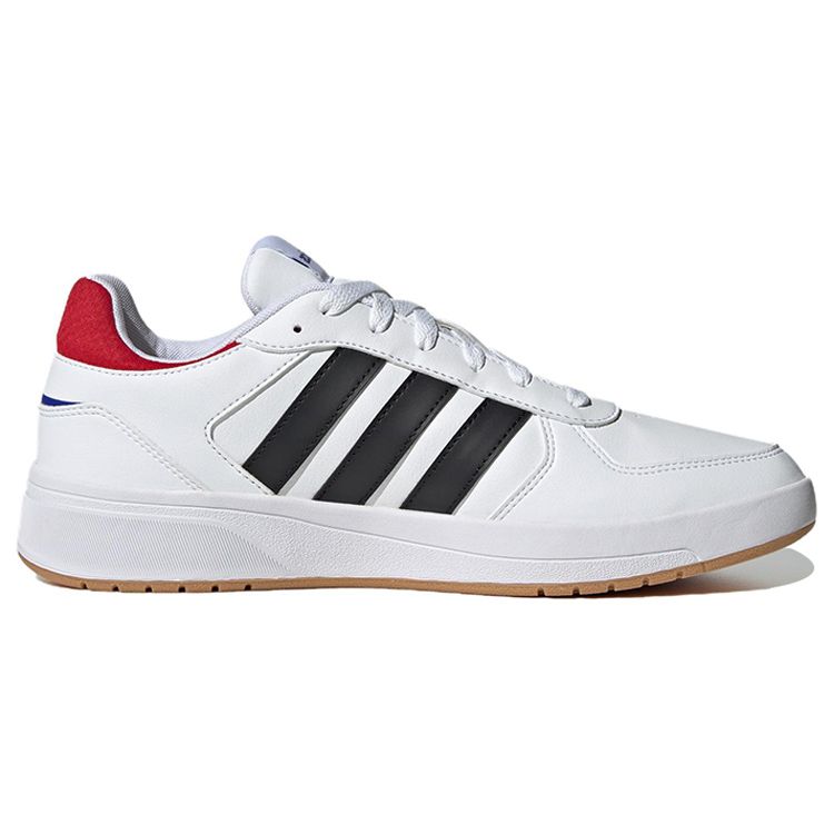 Adidas Neo Courtbeat Casual Slip Resistant Durable Low Top Skate Shoes Men Sneakers White Black Red HQ1762