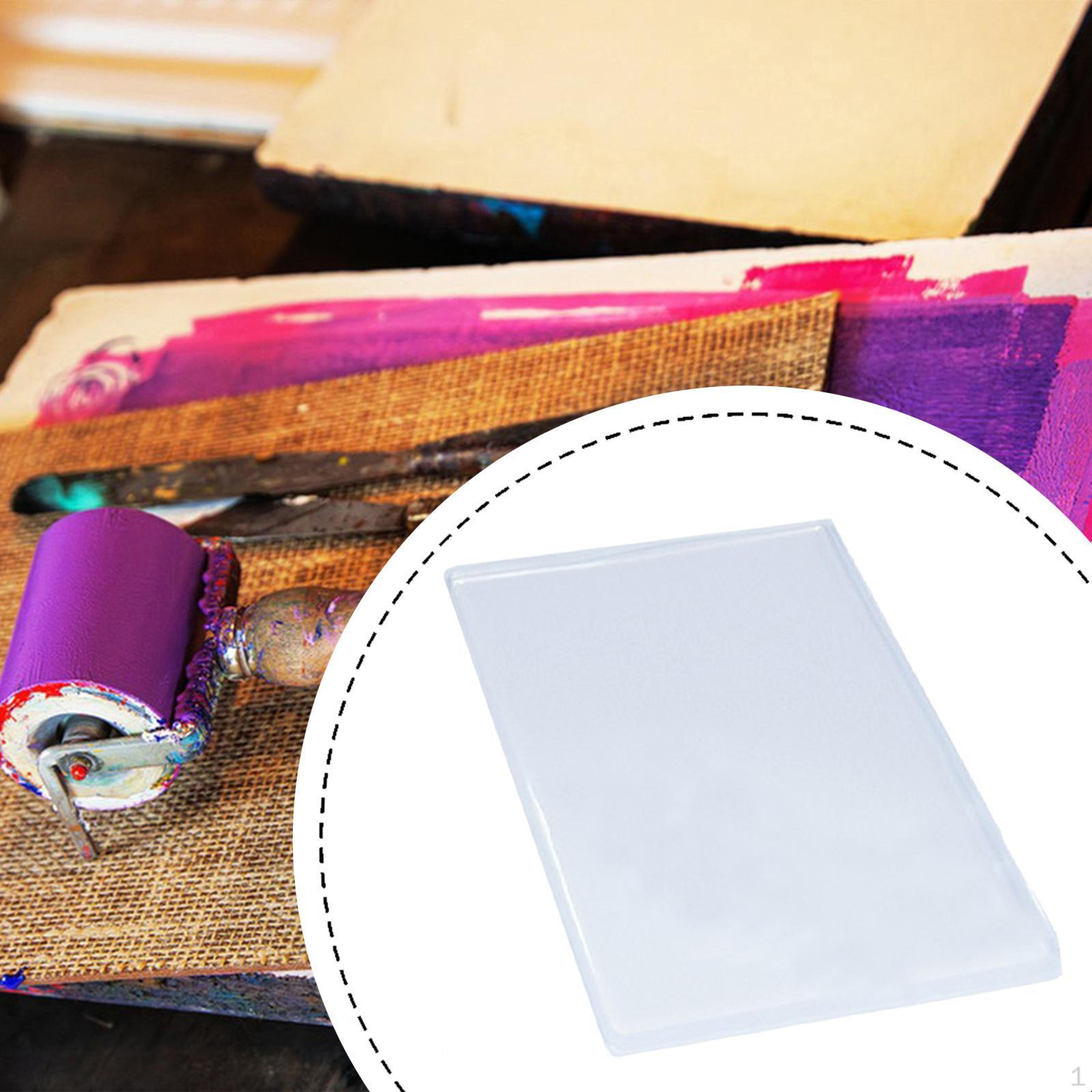 

Plate ing for Art Practical Reusable Printmaking Tool Journaling Scrapbooking Kids A5 12.7x17.8x0.7 cm