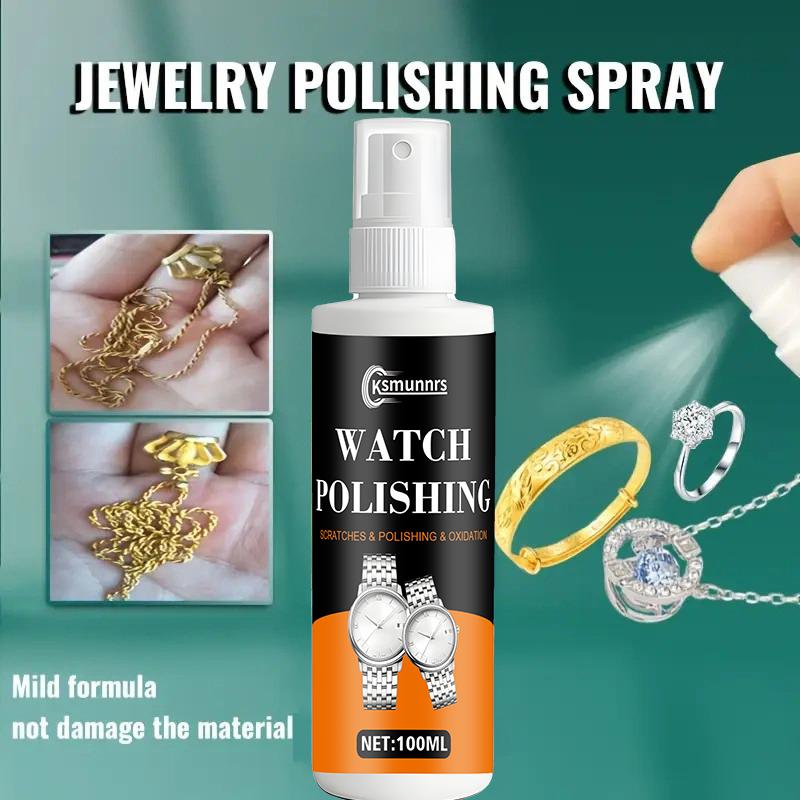 Spray per Riparazione Gioielli | Lucidante liquido multifunzionale che rimuove rapidamente i graffi e ripristina la brillantezza di oro, argento, stainle