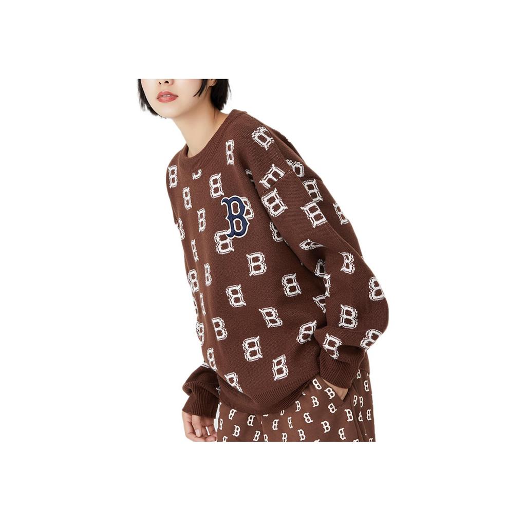 New MLB Sweaters Unisex Dark Brown 3AKPM0126-43BRD