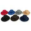 Costume Hat  Fedoras Hat Musical Festival Hat Adult Winter Autumn Party Hat Unisex Headwear Stage Show Bowlers Hat