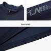 Men's Autumn/Winter Slim Fit Quick-Dry Half-Zip Long Sleeve Sports Top