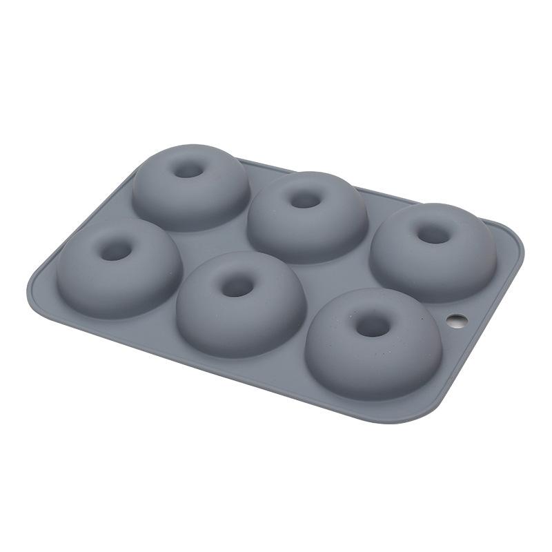 6Holes Baking Mold Food Grade Silicone Non-Stick Donut Molds Chocolate Cupcake Pan Diy Muffin Kitchen Tool For Oven Bakeware
