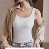 Plus Size Seamless Bralette With Padded Cup Women S Tank Top