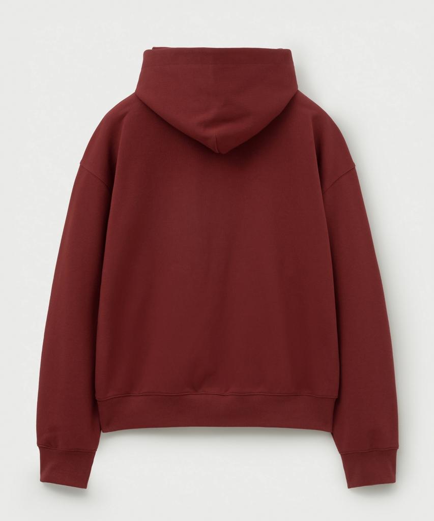 Lugo Applique Rivet Hood Burgundy