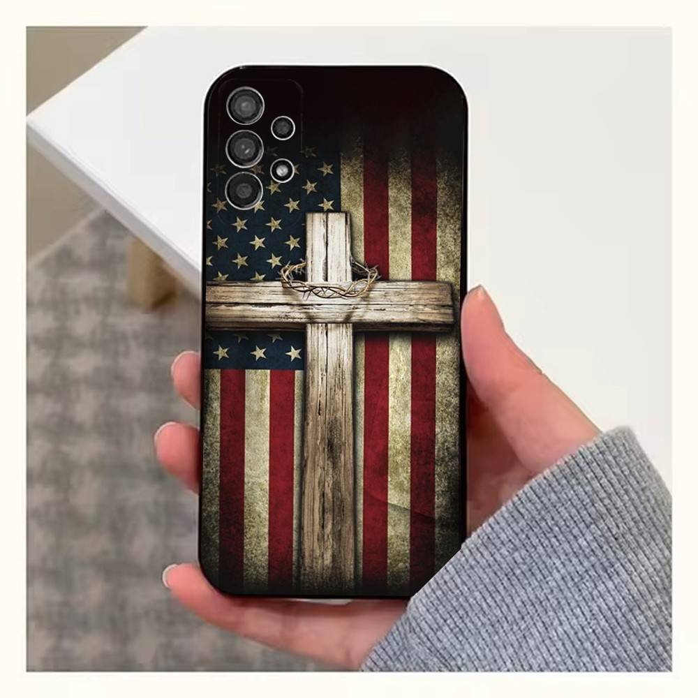 Americans Flag Great Case For Samsung S22,S21,S9,S25,S24,S23,Ultra,FE,S20,S10,Plus,Lite,Soft Silicone Black