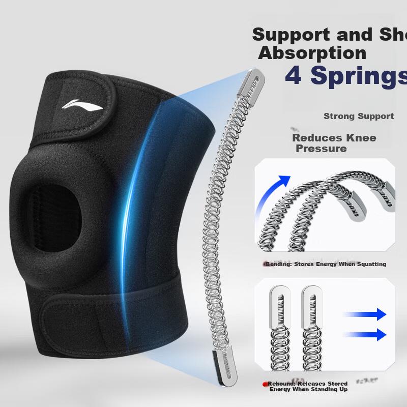 Li-Ning Knee Brace for Meniscus Injury, Synovitis, Joint Effusion, Mountaineering, Basketball, Badminton, Running, Patella Support
