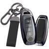 [ontto] Intelligente Schlüsselhülle Schlüsselanhänger für Nissan Legierung + Leder Schale für Schlüssel Serena